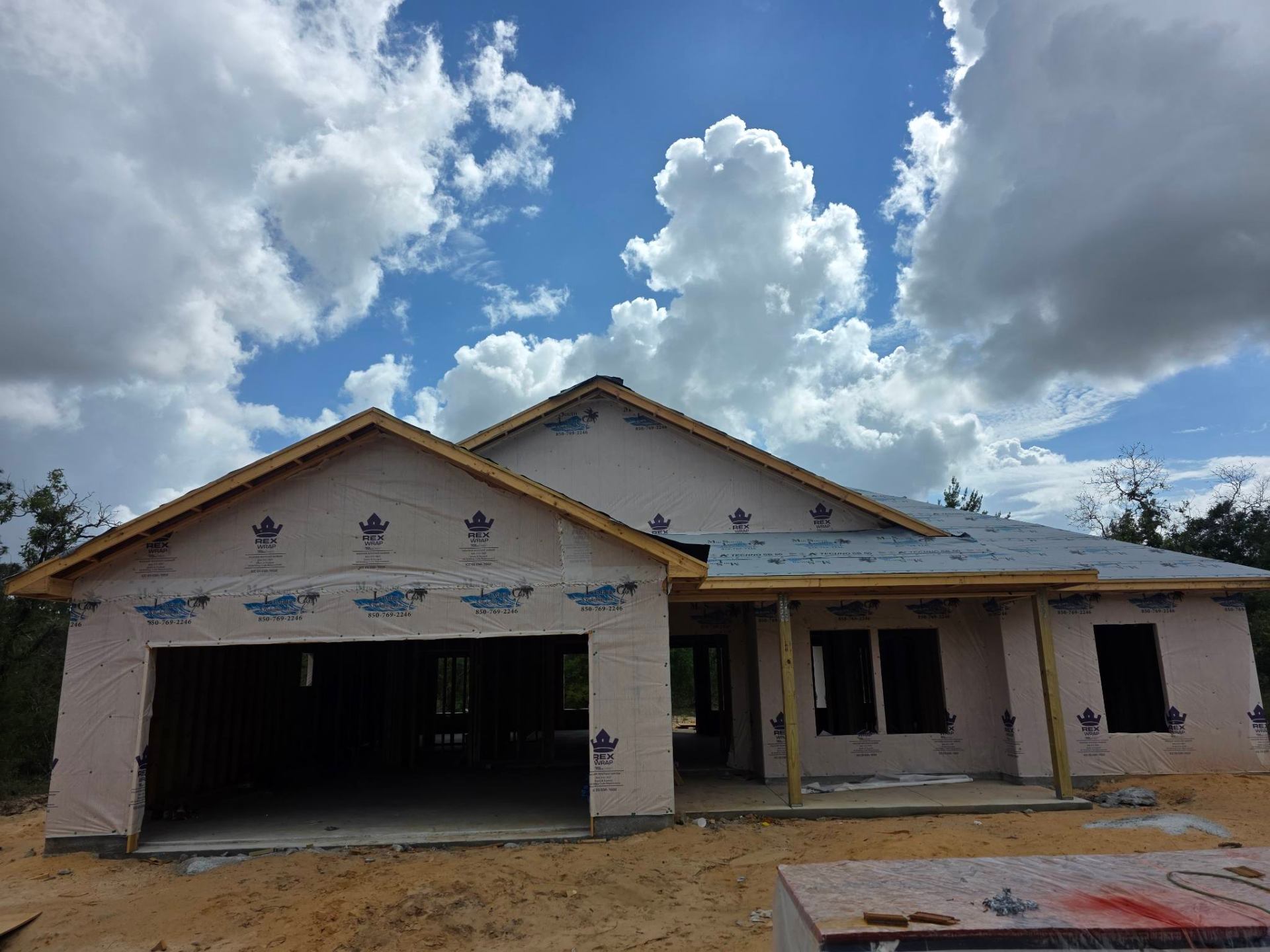 Framing roof