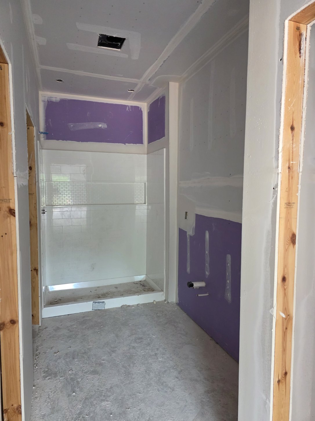 Drywall — bathroom
